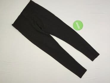 czarne legginsy z wysokim stanem push up: Camaïeu, Legginsy Eleganckie damskie, rozmiar S — 2