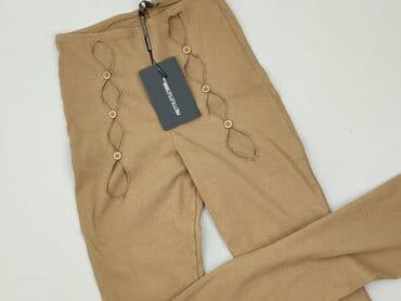 buty na koturnie z futerkiem: PrettyLittleThing, Spodnie materiałowe damskie, rozmiar XS — 1