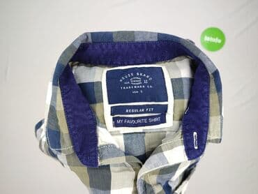 ubrania w pepitkę: House, Shirt for men, size S — 4