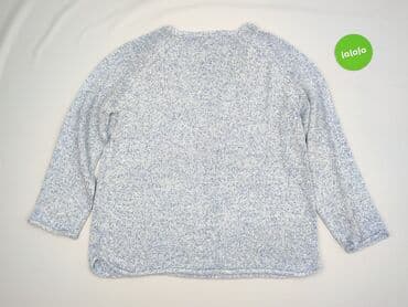 niebieski sweter hm: H&M Basic, Sweter damski, rozmiar XL — 3
