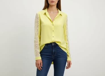 reserved żółta spódnice: Koszula damska, rozmiar XL — 6