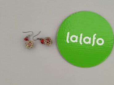 złote dodatki do zielonej sukienki: Earrings, Female, condition - Very good — 2