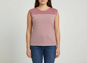 striped t shirty: T-shirt damski, rozmiar XL — 6