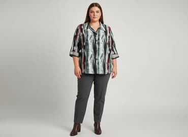 bluzka w paski meska: Koszula damska, rozmiar 5XL — 1