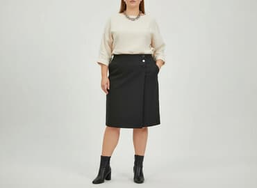 eleganckie spódnice dla puszystych: Spódnica damska, rozmiar 4XL — 1