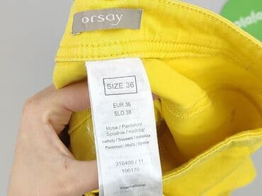 srebrne sandały reserved: Orsay, Jeansy damskie, S — 4