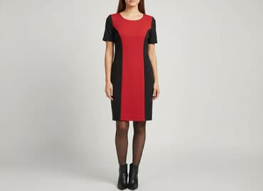 czerwone długie sukienki: Sukienka damska, rozmiar S — 5