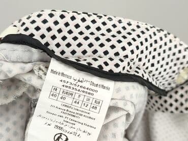 białe buty deichmann: CAMAIEU, Spodnie materiałowe damskie, rozmiar L — 5