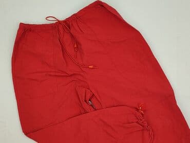 czerwone jeansy h: Stedman, Material trousers for women, size L (EU 40) — 1