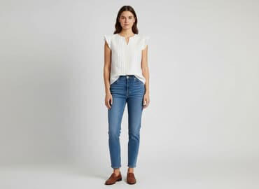 bluzki ludowe biale: Ladies, Bluzka damska, rozmiar M — 6