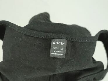 shein czarne bluzki: Shein, Top damski, rozmiar L — 7