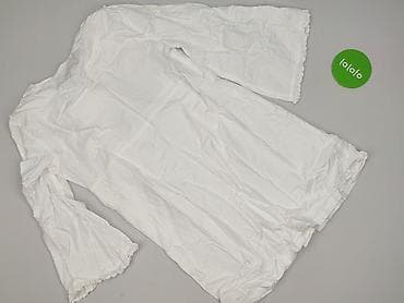 bialy satynowy top: Mango, Tunika damska, rozmiar M — 3