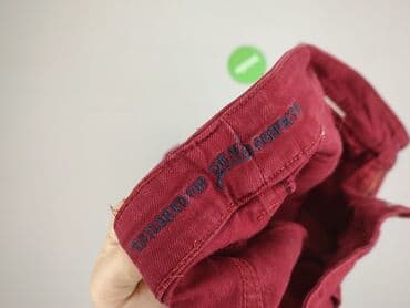 bordowe dżinsy: Tailored, Jeansy damskie, rozmiar M — 4