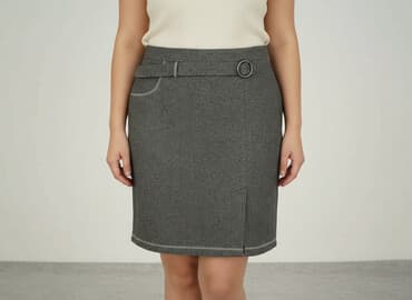 spódnice plisowane wełniana: Spódnica damska, rozmiar XL — 7