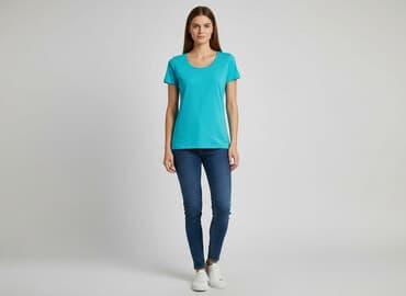 markowe t shirty damskie wyprzedaż zalando: Esmara, T-shirt damski, rozmiar S — 7