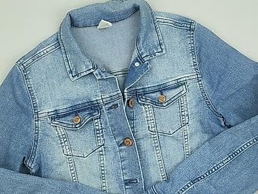 blue flame kurtka: Dziecięca kurtka jeansowa, 12 lat, 146-152 cm, H&M, stan - Bardzo dobry — 1