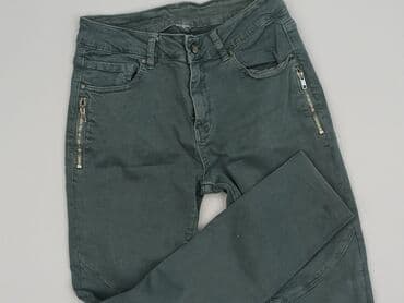 zielone jeansy: Jeansy damskie, rozmiar S — 1