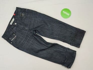 jeansy cropped damskie: Spodnie 3/4 damskie, rozmiar S — 2