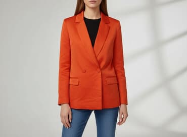 czerwona marynarka damska h m: H&M Conscious, Marynarka damska, rozmiar XS — 7