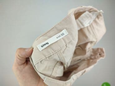 woskowane legginsy z wysokim stanem zara: Sinsay, 3/4 Trousers for women, size XS (EU 34) — 4