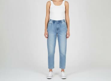 zielone jeansy: Jeansy damskie, rozmiar S — 7