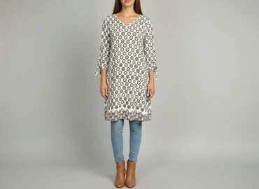 sukienki we wzory: Women`s dress, size S — 1