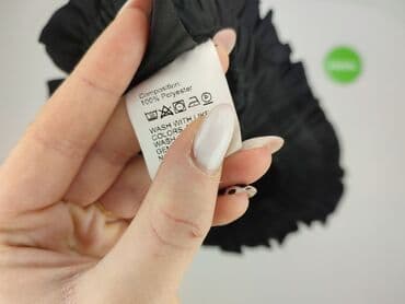 czarne spodnie z wysokim stanem reserved: Shein, Spodnie materiałowe damskie, S — 5