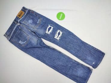 sweter z bufiastymi rękawami: Jeansy dla mężczyzn, M — 3