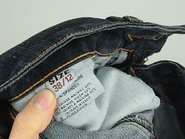 spódniczka jeansowe plisowane: Spódnica damska, rozmiar M — 5