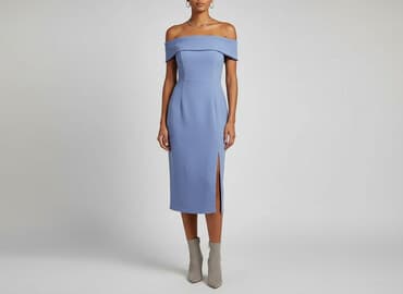 eleganckie sukienki rozkloszowane midi: Sukienka damska, rozmiar L — 6