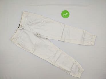 biale spodnie dresowe mohito: Mohito, Material trousers for women, size S — 2