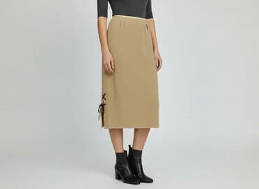 długie dopasowana spódnice: Spódnica damska, rozmiar S — 1