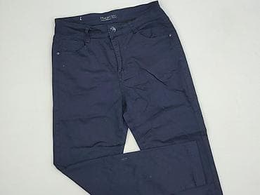 jeans wide: Spodnie materiałowe damskie, rozmiar L — 1