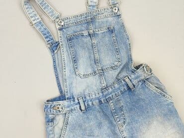 krótkie spodenki jeansowe cropp: Cropp, Ogrodniczki damskie, rozmiar M — 1