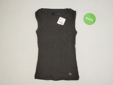 zara koszulka z prążkowanej dzianiny: Zara, Top damski, rozmiar M — 2