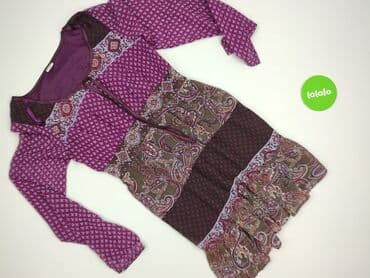 fioletowa sukienka z długim rękawem: Sukienka damska, rozmiar S — 3