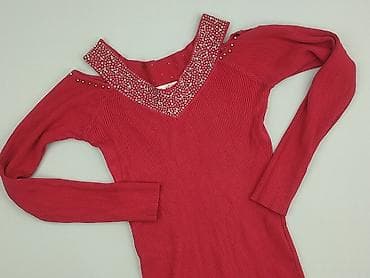 czerwony sweter: Tunika damska, rozmiar L — 1