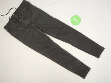 czarne skinny jeans: Denim Collection, Jeansy damskie, rozmiar M — 2