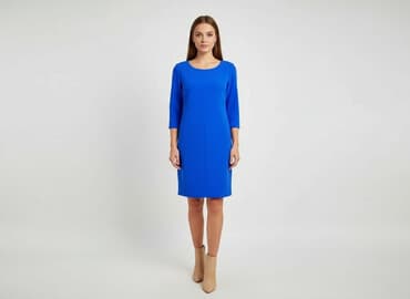 prosta elegancka sukienki: Sukienka damska, rozmiar S — 5