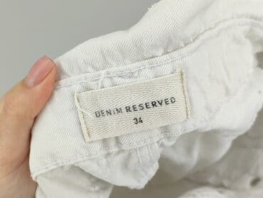 białe krótkie spodenki jeansowe: Szorty damskie, rozmiar XS — 5