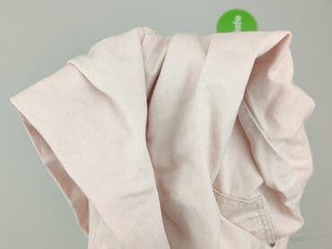 jaka bluzka do różowych spodni: Material trousers for women, size L — 5