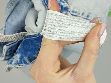 spodenki jeansowe z wysokim stanem pull and bear: PULL&BEAR, Szorty damskie, rozmiar 2XS — 5