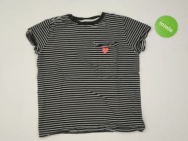 bluzki basic w paski: Stradivarius, T-shirt damski, rozmiar S — 2