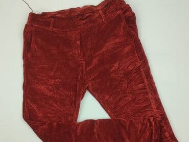 Women: Material trousers for women, size S (EU 36) — 1
