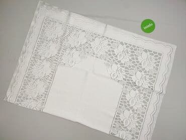 zasłony lidl: Obrus 106 x 150, kolor - Biały, stan - Idealny — 2