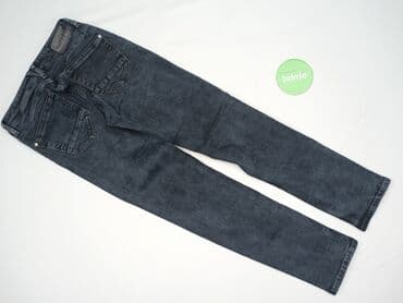 metalowe guziki do dżinsów: Jeansy damskie, rozmiar S — 3