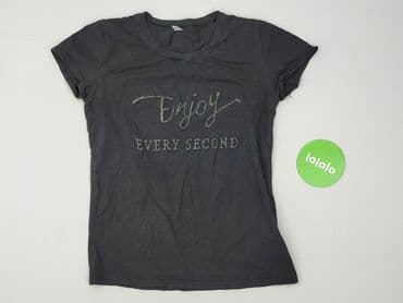 koszulki z glupimi napisami: Enjoy, T-shirt damski, rozmiar S — 2