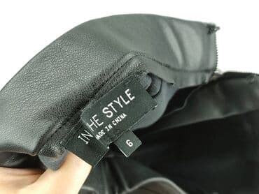 jakie rajstopy do srebrnej sukienki: In The Style, Leggings Eco-leather for women, size XS (EU 34) — 4