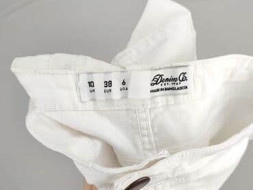 biale szerokie jeansy: Denim Co, Jeansy damskie, rozmiar M — 4