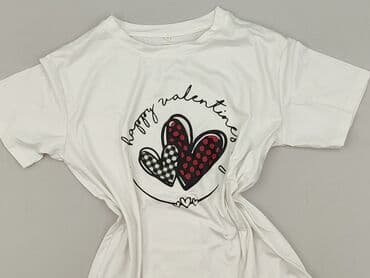 bluzki w paski z serduszkiem: T-shirt damski, rozmiar M — 1